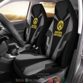 Borussia Dortmund Black Grey Car Seat Covers