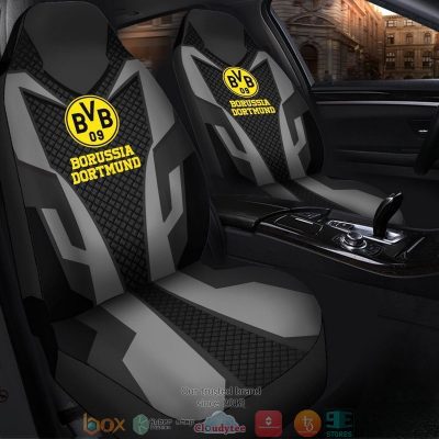 Borussia Dortmund Black Grey Car Seat Covers