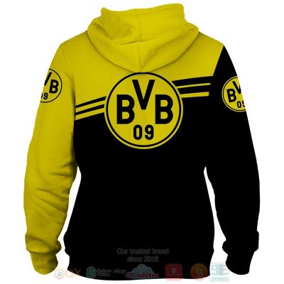 Borussia Dortmund Black Yellow Pullover Hoodie