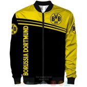 Borussia Dortmund Black Yellow Bomber Jacket