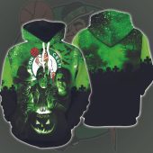 NBA Boston Celtics Horronor Halloween Michael Myers, Jason Voorhees, Freddy Krueger Pullover Hoodie