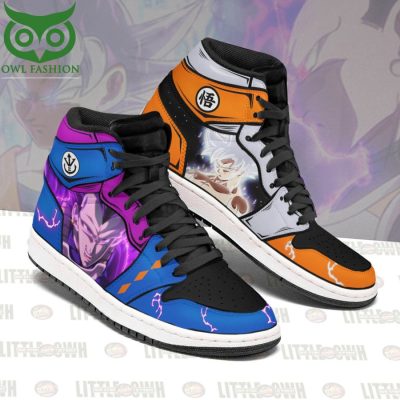 Ultra Ego Vegeta and Ultra Instinct Goku Air Jordan High Top Shoes