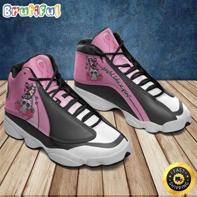 Breast Cancer Awareness - Cancer Fight Pink Ribbon - Cancer Warrior Gift Air JD13 Shoes