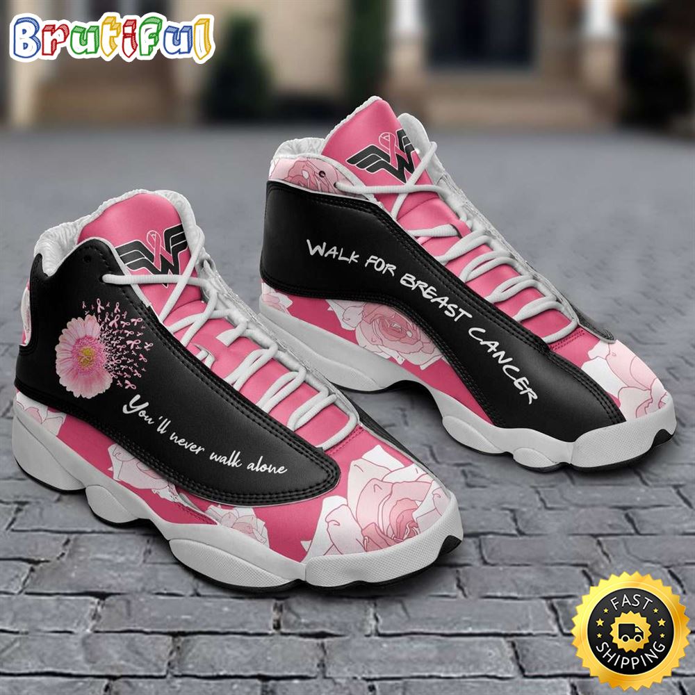 Breast Cancer Awareness Daisy Flower Pink Ribbon Air JD13 Shoes Breast Cancer Awareness Daisy Flower Pink Ribbon Air JD13 Shoes