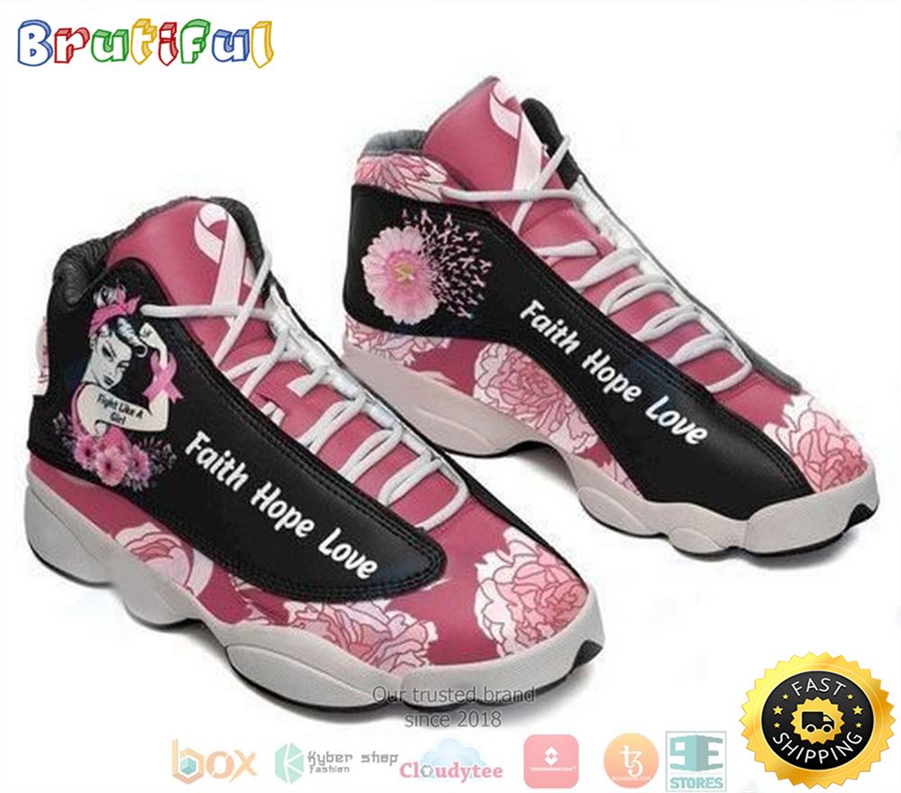 Breast cancer fight like a girl XIII Air Jordan 13 Sneaker Shoes Breast cancer fight like a girl XIII Air Jordan 13 Sneaker Shoes
