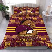 Brisbane Broncos Bedding Set Champion?s Pride Comic Style