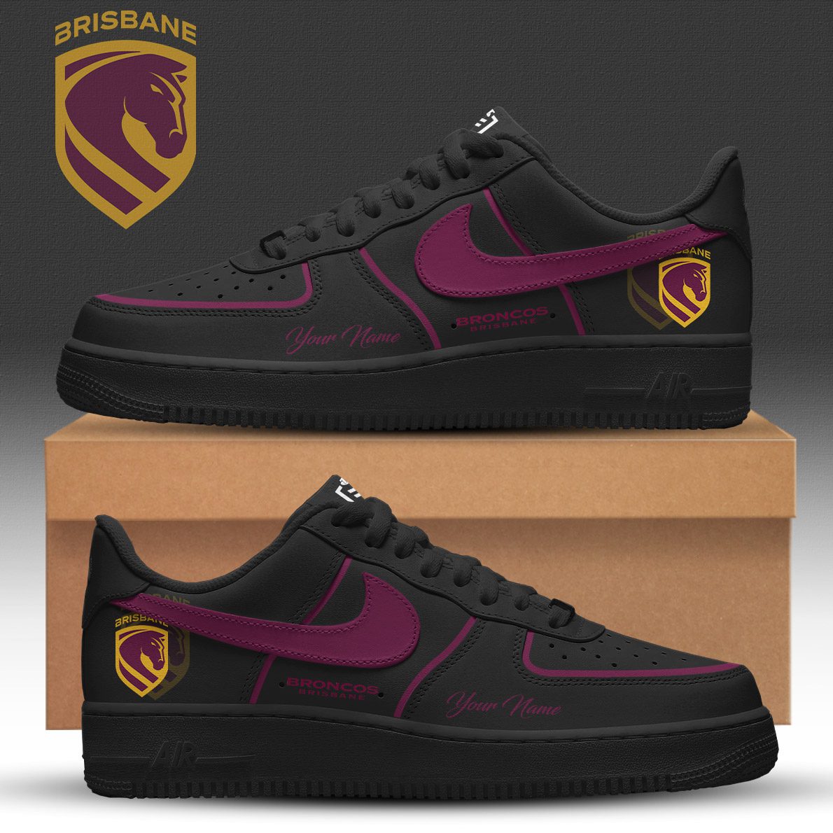 Brisbane Broncos Limited Editions Air Force 1 Brisbane Broncos Limited Editions Air Force 1