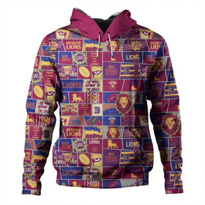 Brisbane Lions Hoodie Legacy Of The Pride Comic Style