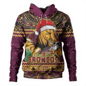 Brisbane Broncos Hoodie Aboriginal Xmas Special Ugly Christmas Style