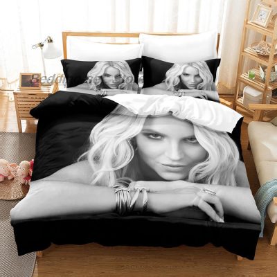 Britney Spears Black Bedding Set V2