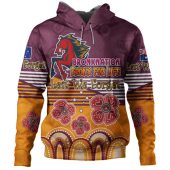 Brisbane Broncos Anzac Custom Hoodie - Anzac Day Bronxnation for Life Hoodie