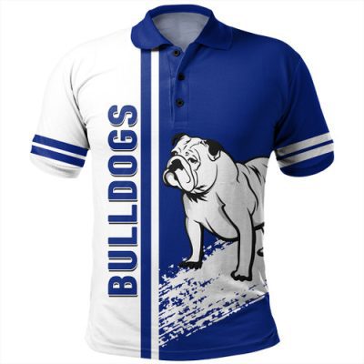 Canterbury-Bankstown Bulldogs Polo Shirt - Bulldogs Mascot Quater Style