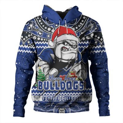 Canterbury-Bankstown Bulldogs Hoodie Aboriginal Xmas Special Ugly Christmas Style