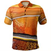 Australia Polo Shirt - A Bandicoot In Traditional Australian Aboriginal Art