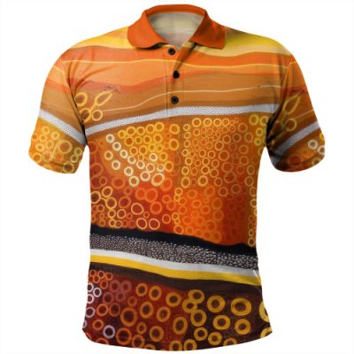 Australia Polo Shirt - A Bandicoot In Traditional Australian Aboriginal Art