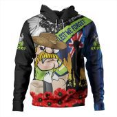 Canberra Raiders Hoodie United In Spirit Anzac Day Tribute