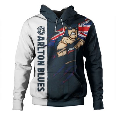 Carlton Hoodie Burning Passion Of Power Scratch Style