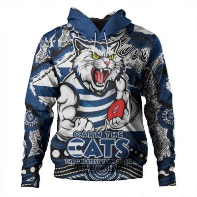Geelong Cats Hoodie Blazing Spirit Of Victory