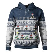 North Queensland Cowboys Christmas Custom Hoodie - Special Ugly Christmas Hoodie