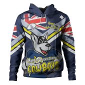 North Queensland Cowboys Hoodie - Happy Australia Day We Are One And Free