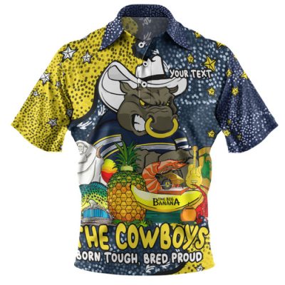 North Queensland Cowboys Custom Polo Shirt - Australian Big Things Polo Shirt