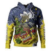 North Queensland Cowboys Christmas Custom Hoodie - Let's Get Lit Chrisse Pressie Hoodie