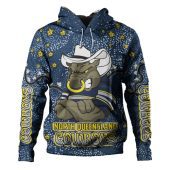 North Queensland Cowboys Custom Hoodie - Team With Dot And Star Patterns For Tough Fan Hoodie