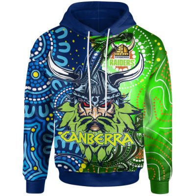 Canberra Raiders Custom Hoodie - Indigenous Canberra Raiders Power Hoodie