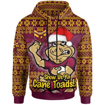 Cane Toads Hoodie - Custom Christmas Show Us Ya Cane Toads Hoodie
