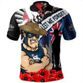 Carlton Polo Shirt Anzac Day Honor United In Spirit