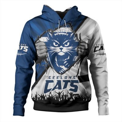Geelong Cats Hoodie Breaking Through Fan Design