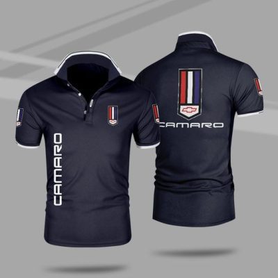 Chevrolet Camaro Dark Blue Polo Shirt