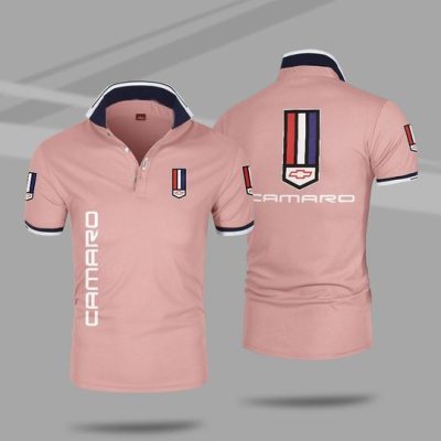 Chevrolet Camaro Pink Polo Shirt