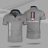 Chevrolet Camaro Gray Polo Shirt