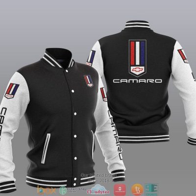 Chevrolet Camaro Black Baseball Jacket