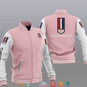 Chevrolet Camaro Pink Baseball Jacket