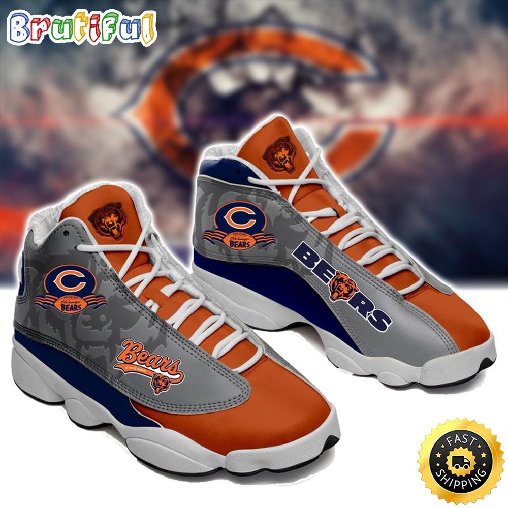 Chicago Bears Nfl Ver 3 Air Jordan 13 Sneaker Chicago Bears Nfl Ver 3 Air Jordan 13 Sneaker