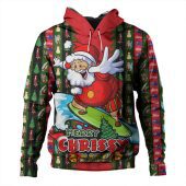 Australia Hoodie Merry Chrissy Mate Santa Claus Surf Edition