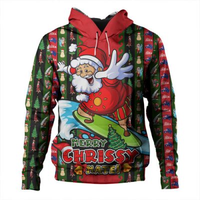 Australia Hoodie Merry Chrissy Mate Santa Claus Surf Edition