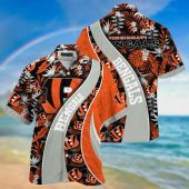 NFL Cincinnati Bengals Orange Grey Hawaiian Shirt