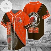 NFL Cleveland Browns Orange Baseball Jersey