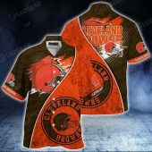 NFL Cleveland Browns Orange Hawaiian Shirt V2