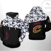 NBA Cleveland Cavaliers Black Camo Pullover Hoodie