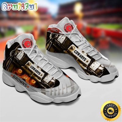Cleveland Browns Nfl Ver 5 Air Jordan 13 Sneaker