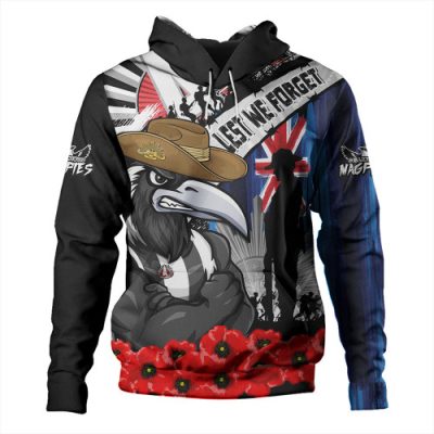 Collingwood Hoodie Anzac Day Honor United In Spirit