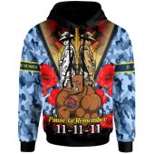 North Queensland Cowboys Custom Hoodie - Remembrance Day Pause To Remember Hoodie
