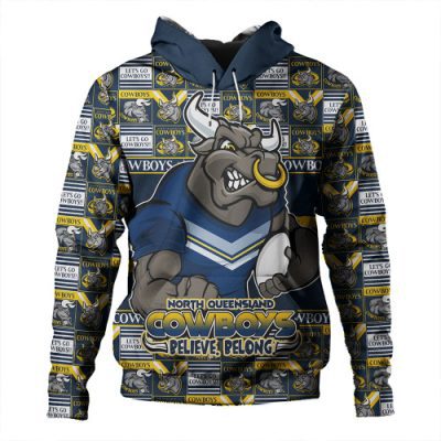 North Queensland Cowboys Hoodie Champion?s Pride Comic Style