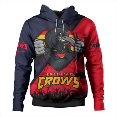 Adelaide Crows Hoodie Breaking Through Fan Design