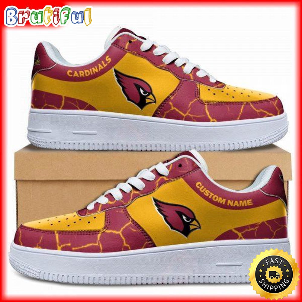 Custom NFL Arizona Cardinals Air Force 1 Shoes Sneaker Football Shoes For Fans Custom NFL Arizona Cardinals Air Force 1 Shoes Sneaker Football Shoes For Fans