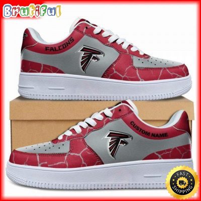 Custom NFL Atlanta Falcons Air Force 1 Shoes Sneaker Football Shoes For Fans